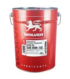 Трансмиссионная смазка WOLVER GEAR OIL 85W-140 GL-5, ведро, 20 л