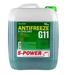 Антифриз S-POWER ANTIFREEZE (G11) зеленый, 10 кг