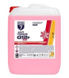 Антифриз 7FLAGS G12+ красный, 10 л