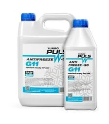 Антифриз TURBO PULS ANTIFREEZE -30 (G11) синий, 5 л