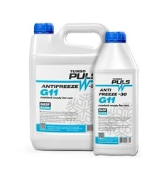 Антифриз TURBO PULS ANTIFREEZE -30 (G11) синий, 4 л
