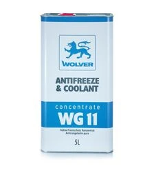 Антифриз WOLVER ANTIFREEZE & COOLANT CONCENTRATE (WG11) синий, 5 л
