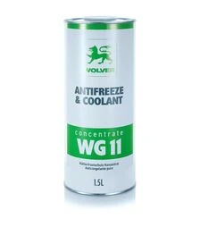 Антифриз WOLVER ANTIFREEZE & COOLANT CONCENTRATE (WG11) зелений, 1,5 л