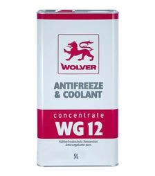 Антифриз WOLVER ANTIFREEZE & COOLANT CONCENTRATE (WG12+) красный, 5 л