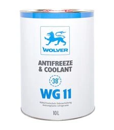 Антифриз WOLVER ANTIFREEZE & COOLANT (WG11) синий, 10 л