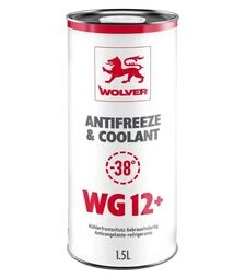 Антифриз WOLVER ANTIFREEZE & COOLANT (WG12+), 1,5 л