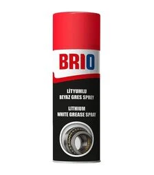 Аэрозольное масло BRIO белое с литием, 400 мл (0101-WLS400)