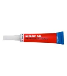 Суперклей WURTH Klebfix Gel, прозорий, 20 г (8934031)