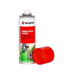 Спрей-мастило мідне WURTH CU 800, високотемпературне, 300 мл (893800)