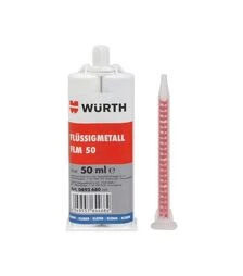 Двухкомпонентный жидкий металл WURTH FLM, 50 мл (893680)