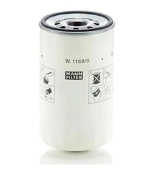 Фільтр масляний Mann-Filter Deutz/Fahr/Khd W1168/6 (18101293068)