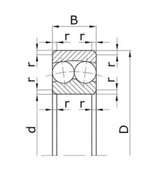 Підшипник кульковий FBJ 1306 (Японія)