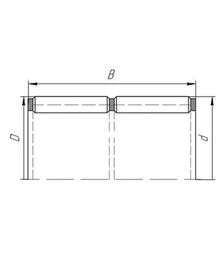 Підшипник голчастий (664916Е) (К81х92х42.5ZW) (СТ)