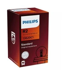 Лампа галогенова Philips R2 (Р45t) (24V-55/50W) (13620C1)