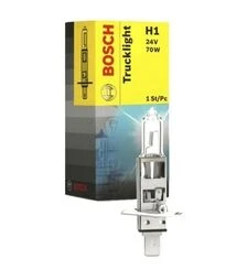 Лампа галогенова Bosch H1 (P14,5s) 24V/70W (АКГ 24-70)
