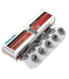 Лампа галогенова Philips W1,2W (BX8,5d) 24V/1,2W (А 24-1,2)