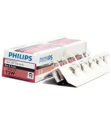 Лампа розжарювання Philips T4W (BA9s) 24V/4W (А 24-2)