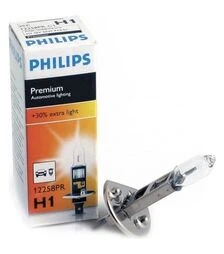 Лампа галогенова Philips H1 (P14,5s) 12V/55W (12258PRC1)