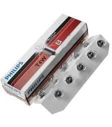 Лампа розжарювання Philips T4W (BA9s) 24V/4W (А 24-4)
