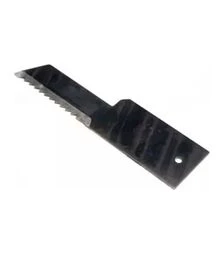 Ніж подрібнювача нерухомий зубчастий JD 198,5x50/32x3 отвір 6 мм (Z59033/HXE13024/LA322291650/9516450)