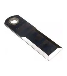 Ніж подрібнювача рухливий гладкий Claas 173x50x4 отвір 20 мм з втулкою 3 сторони (755787.1/755874.0)