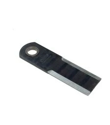 Ніж подрібнювача рухливий гладкий Claas 175x50x4 отвір 20 мм з втулкою (755874.0)