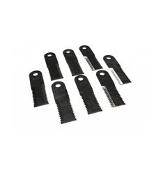 Ніж подрібнювача рухливий зубчастий комплект JD 187x50x5 отвір 19,6 мм (H212698)