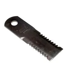 Ніж подрібнювача рухливий зубчастий JD/NH 173x50x4 отвір 18,1 мм (Z77601/89815911/28274025/28274036)