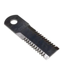 Ніж подрібнювача рухливий зубчастий NH/Case 175x50x4,5 отвір 20,1 мм (1994760C4R/Z75875/Z103205/84068444)