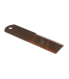 Ніж подрібнювача гладкий Claas/JD 195x50x3 отвір 12 мм (31462449)