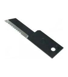 Ніж подрібнювача нерухомий зубчастий NH/JD 198x50/32x3 отвір 10,5 мм (31374964)