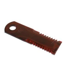 Ніж подрібнювача рухливий зубчастий Case/NH CX8080/CR9080 173x50x5 отвір 20,5 мм (87318316)