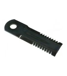 Ніж подрібнювача рухливий зубчастий NH/Case 175x50x4,5 отвір 20,1 мм (Z103205/Z75875/HF44443)