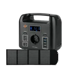 Зарядна станція LogicPower CHARGER 160 + Портативна сонячна панель LPS 60W, 0,2 кВт