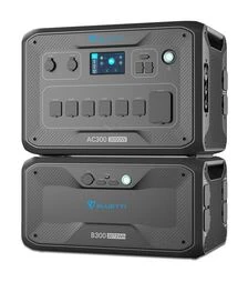 Комплект зарядных станций BLUETTI AC300 + B500K, 5120 Вт*ч, 1420000 mAh, 3 кВт (PB931606)