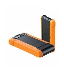 Универсальная мобильная батарея PowerPlant PD 18W, 20000mAh, USB-C, 2xUSB-A, солнечная панель (PB930487)