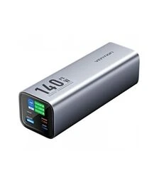 Універсальна мобільна батарея Vention 27000 mAh, 140W, 5 А, PD, QC/3.0, 2xUSB-C, USB-A, LED Display, Gray (FHVH0)