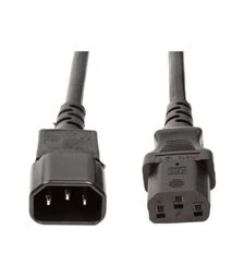 Кабель живлення PowerPlant C13 - C14, 2 м, 1,5 мм² (CC360352)