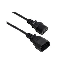 Кабель живлення Vinga C13 — C14, 1,8 м, 0,75 мм², copper (VYPCC13141875CU)