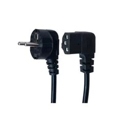 Кабель живлення Armorstandart C13, 1,8 м, 90° corner, Black (ARM73124)