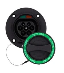 Розетка для зарядної станції електромобіля Duosida Type 2 (Female), 32A, 3 фази (EV200252)