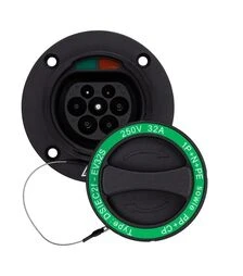 Розетка для електромобіля HiSmart Type 2 Mennekes (Male), 32A, 3 фази (EV200290)