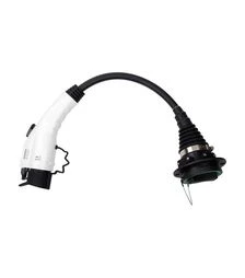 Адаптер кабеля для электромобиля Duosida Type 1 (Female) – Type 2 (Male) (EV200665)