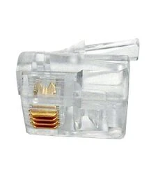 Конектор Atcom RJ-12, 6P4C, 100 шт (12419)