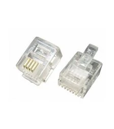 Конектор Ritar RJ-12, 6P4C, 100 шт (2775)