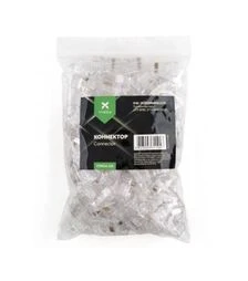 Конектор Vinga RJ-45 UTP, 8P8C, 100 шт (VCPCON8P8CUTP)