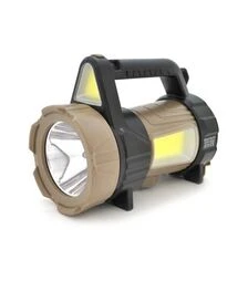 Фонарь переносной GS910, 4 режима, черный/бежевый (GS910)