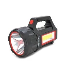 Фонарь поисковый Pahther PT-8895, 3+2+2 режима, черный/красный (PT-8895)