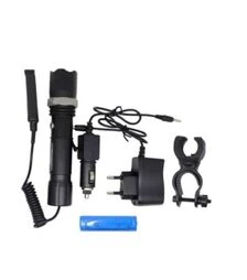 Фонарь подствольный Watton WT-040, 3 режима, Zoom, черный (WT-040)