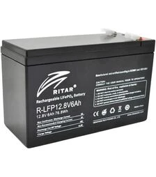 Аккумуляторная батарея Ritar LiFePo4 R-LFP, 12,8 В, 6А*ч (R-LFP 12.8V 6Ah)